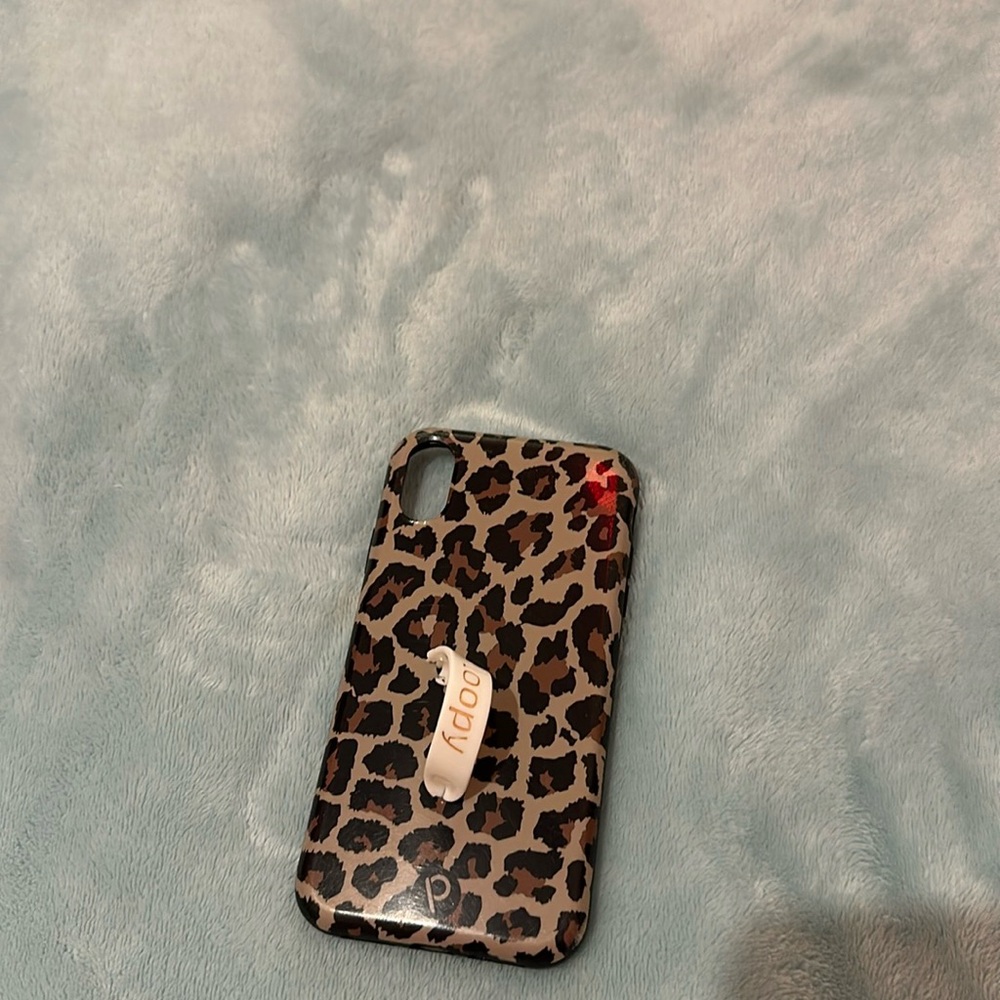 Leopard print, iPhone XR Loopy Phone Case